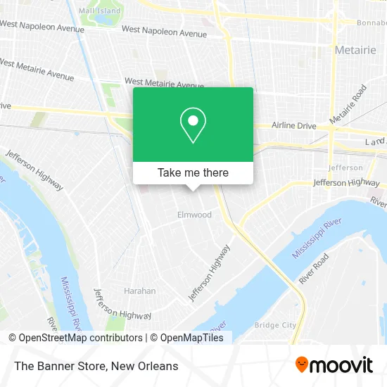 The Banner Store map