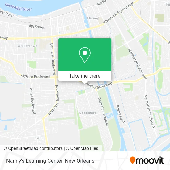 Nanny's Learning Center map