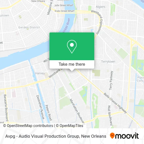 Avpg - Audio Visual Production Group map