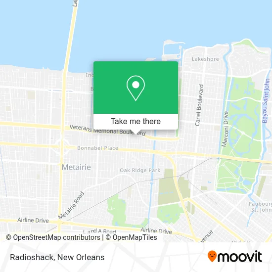 Mapa de Radioshack