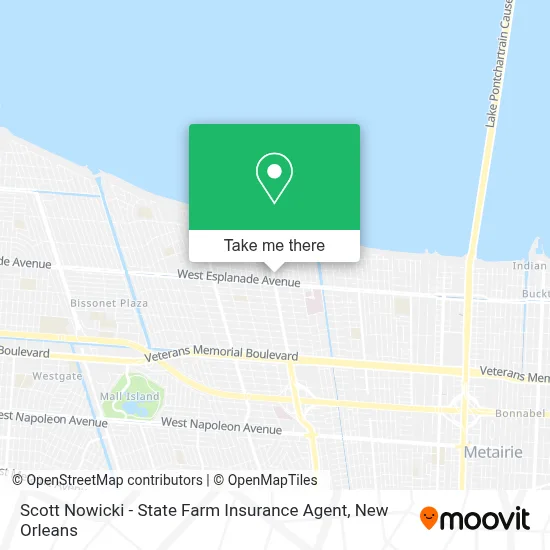 Scott Nowicki - State Farm Insurance Agent map