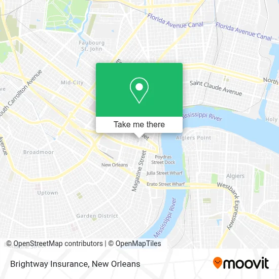 Brightway Insurance map