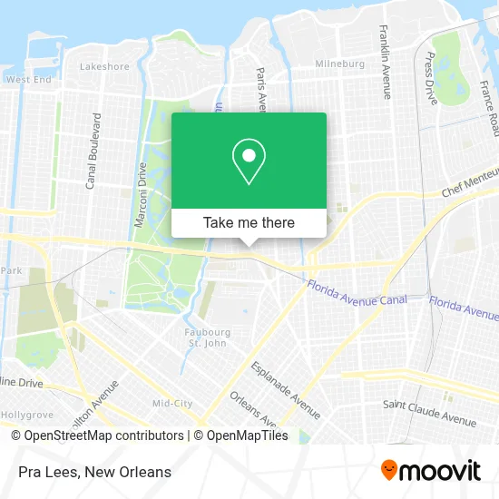Pra Lees map