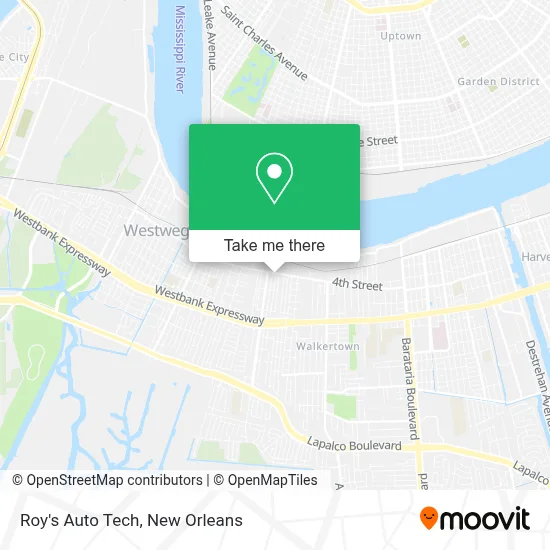 Roy's Auto Tech map
