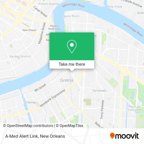 A-Med Alert Link map