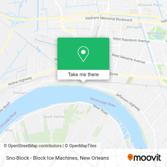 Sno-Block - Block Ice Machines map