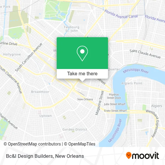 Bc&I Design Builders map