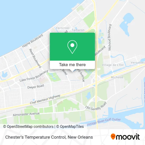 Chester's Temperature Control map
