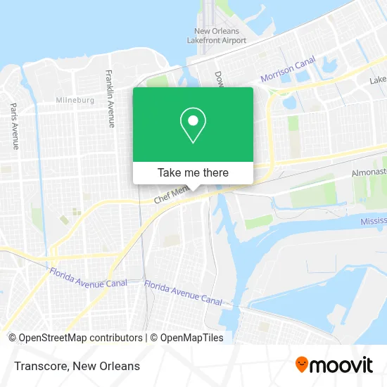 Transcore map