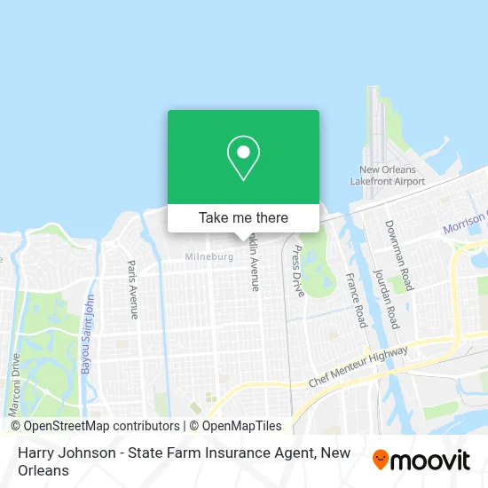 Harry Johnson - State Farm Insurance Agent map