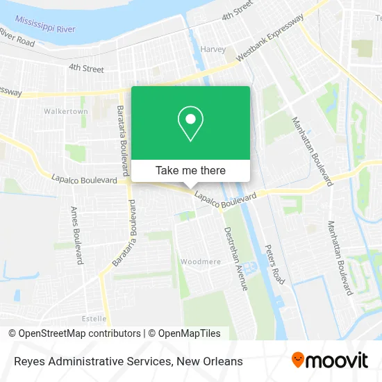 Reyes Administrative Services map
