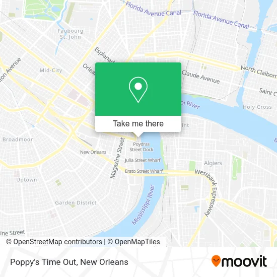 Poppy's Time Out map