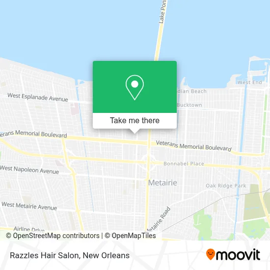 Razzles Hair Salon map
