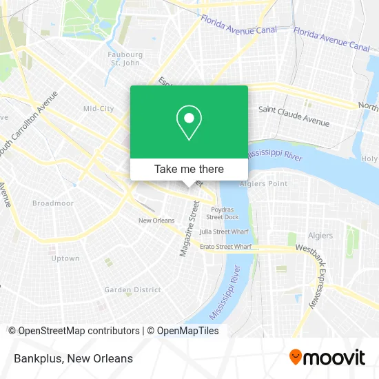 Bankplus map
