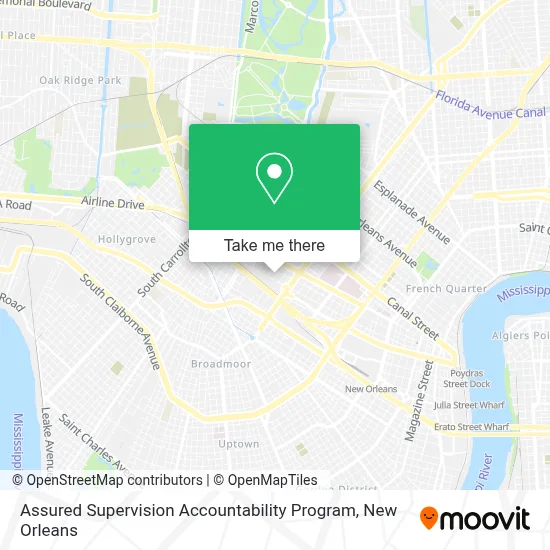 Assured Supervision Accountability Program map