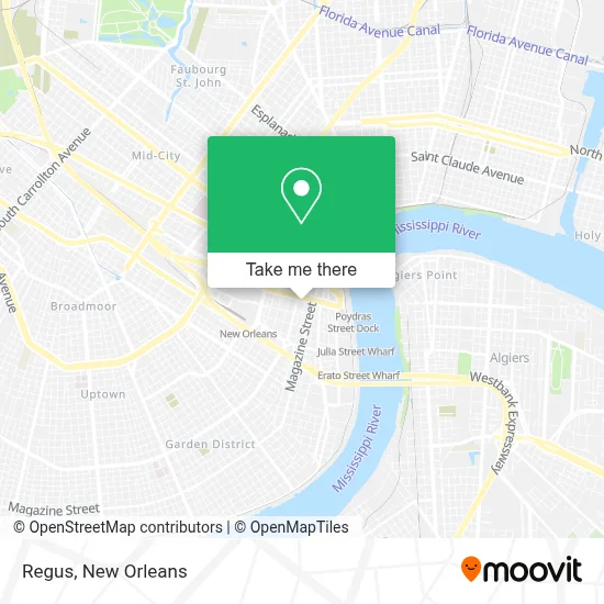 Regus map