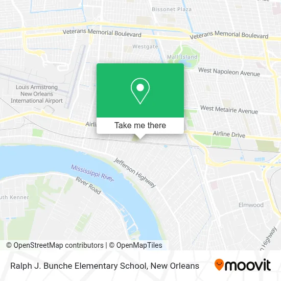 Ralph J. Bunche Elementary School map