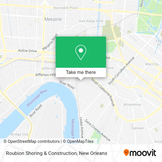Roubion Shoring & Construction map