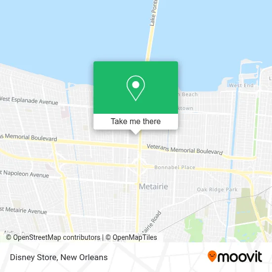 Disney Store map