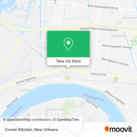 Creole Kitchen map