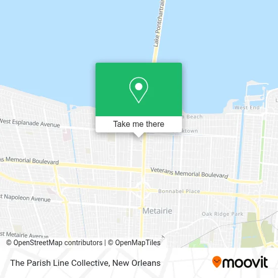 The Parish Line Collective map