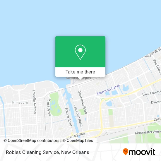Robles Cleaning Service map