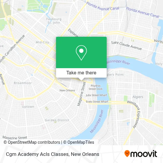 Cgm Academy Acls Classes map