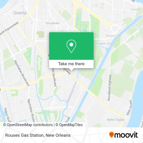 Rouses Gas Station map
