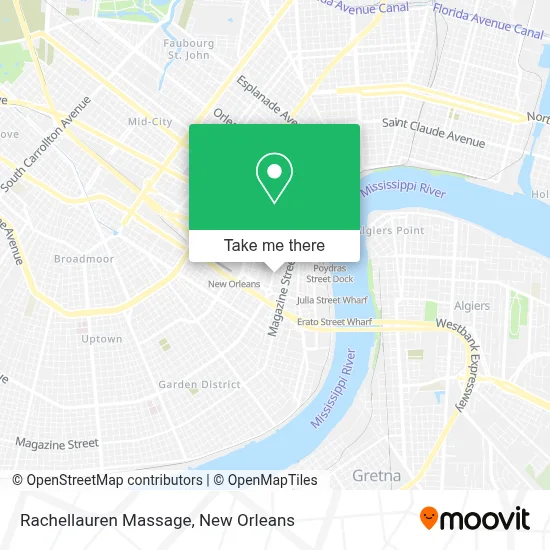 Rachellauren Massage map