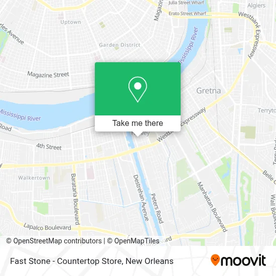Fast Stone - Countertop Store map