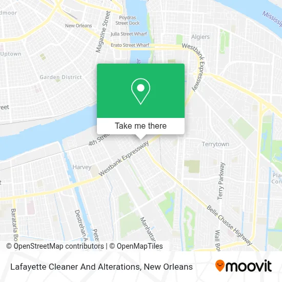 Lafayette Cleaner And Alterations map