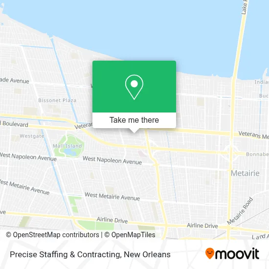 Precise Staffing & Contracting map