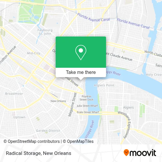 Radical Storage map