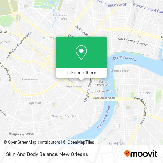 Skin And Body Balance map