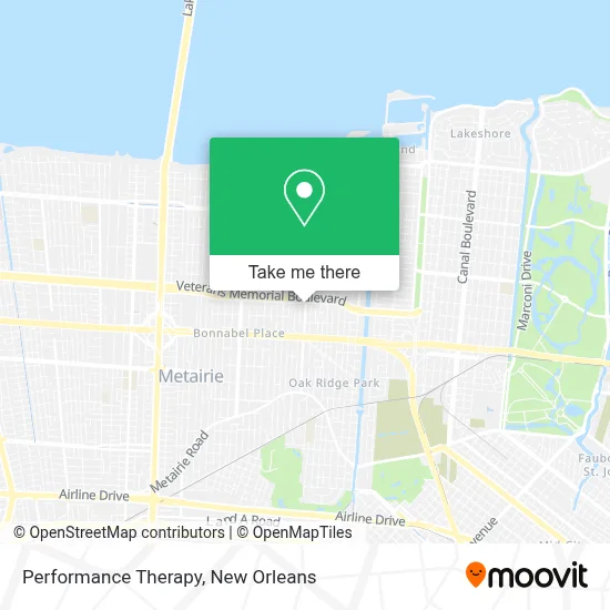 Performance Therapy map