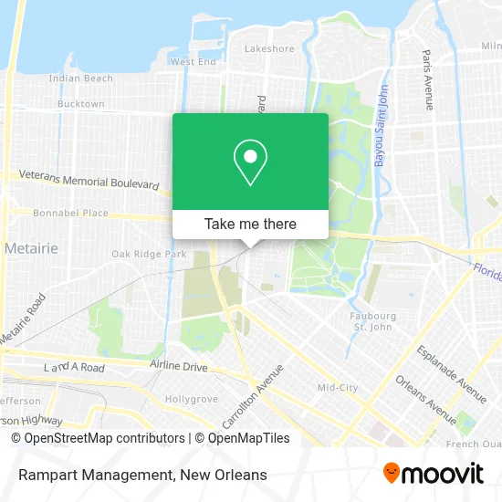 Rampart Management map