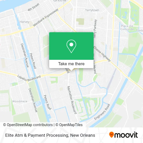 Elite Atm & Payment Processing map