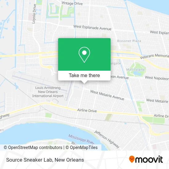 Source Sneaker Lab map