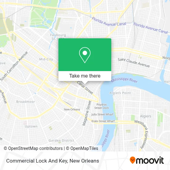Commercial Lock And Key map