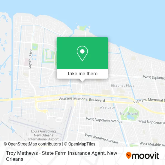 Troy Mathews - State Farm Insurance Agent map