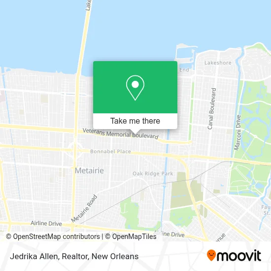 Jedrika Allen, Realtor map