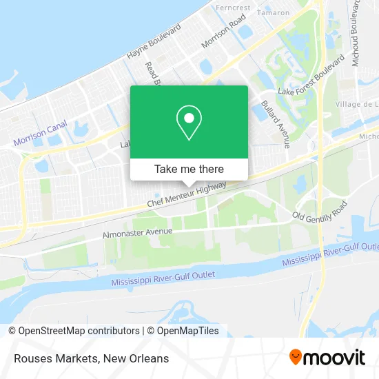 Rouses Markets map