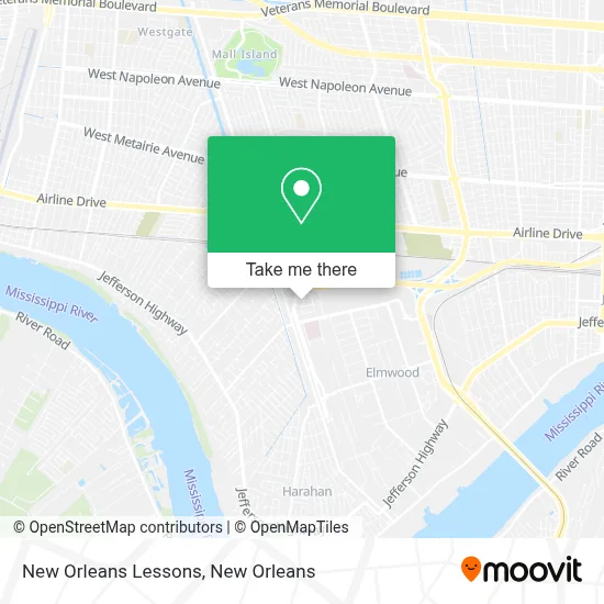 New Orleans Lessons map