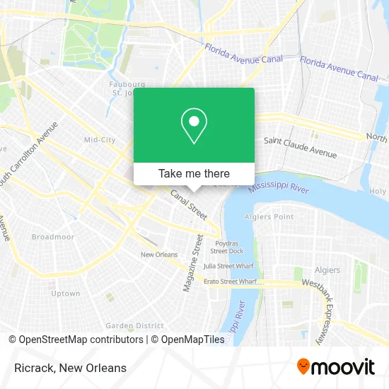 Ricrack map