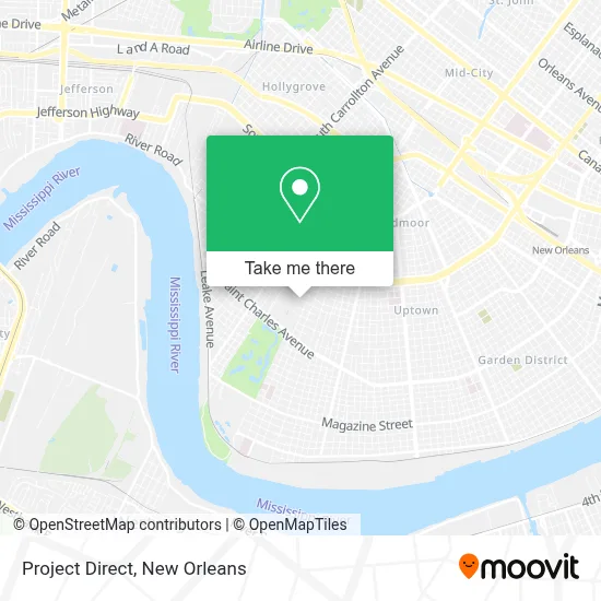Project Direct map