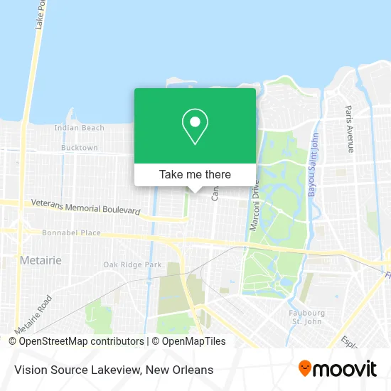 Vision Source Lakeview map