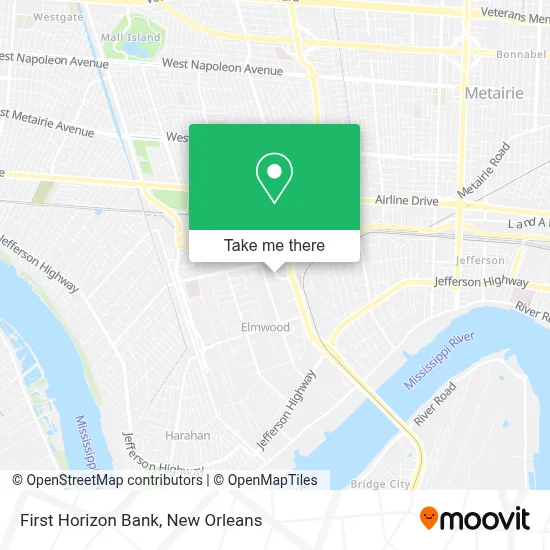 First Horizon Bank map