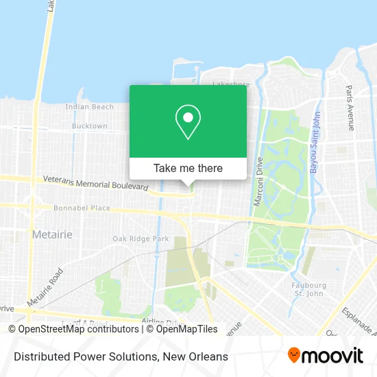 Distributed Power Solutions map