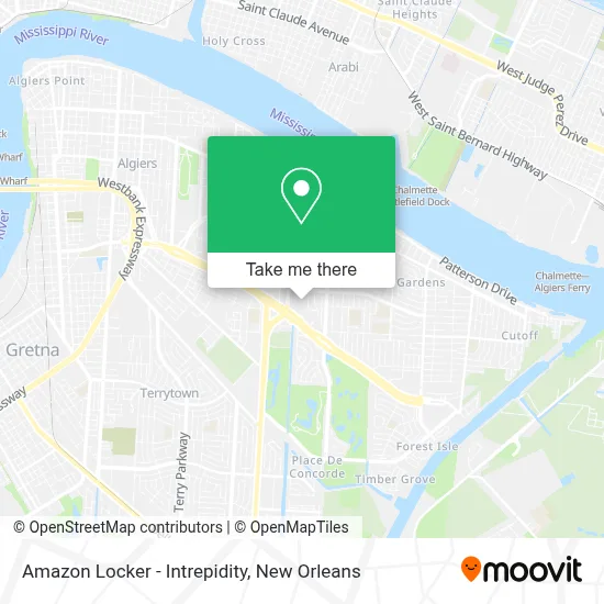 Amazon Locker - Intrepidity map