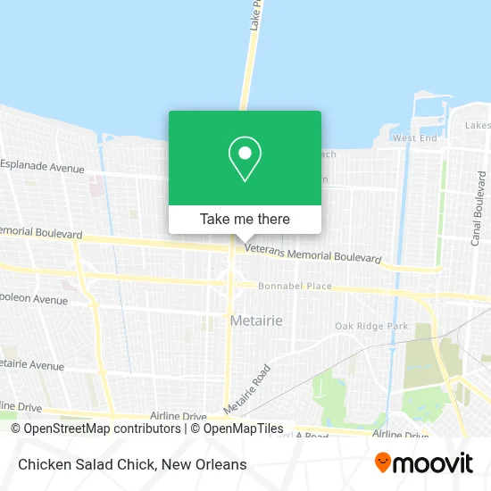 Chicken Salad Chick map